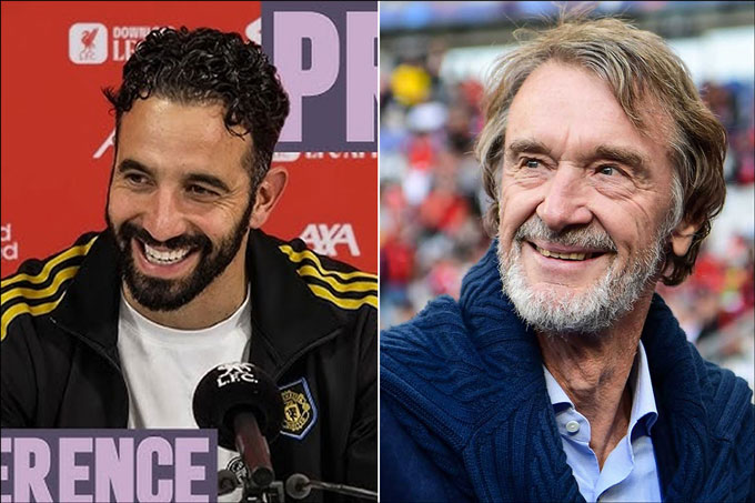 Amorim vẫn đang được Sir Ratcliffe ủng hộ