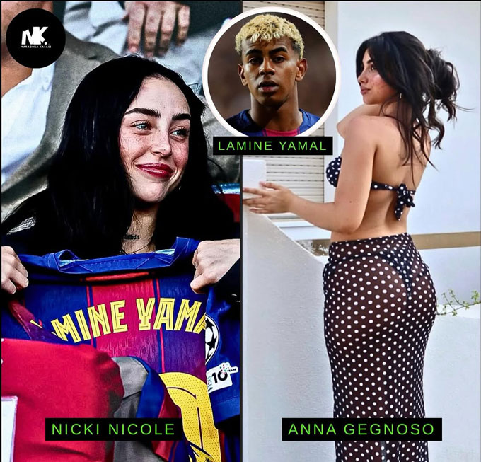 Lamine Yamal đã chia tay nữ ca sĩ người Argentina, Nicki Nicole