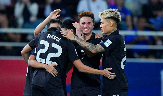 Niềm vui của Theerathon và các đồng đội 