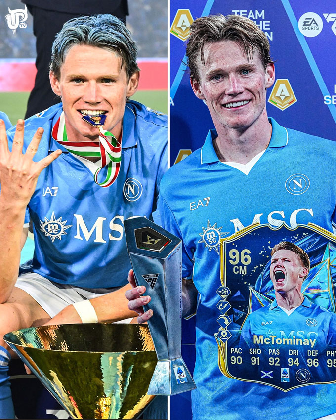 McTominay thi đấu rất thành công trong mùa đầu khoác áo Napoli