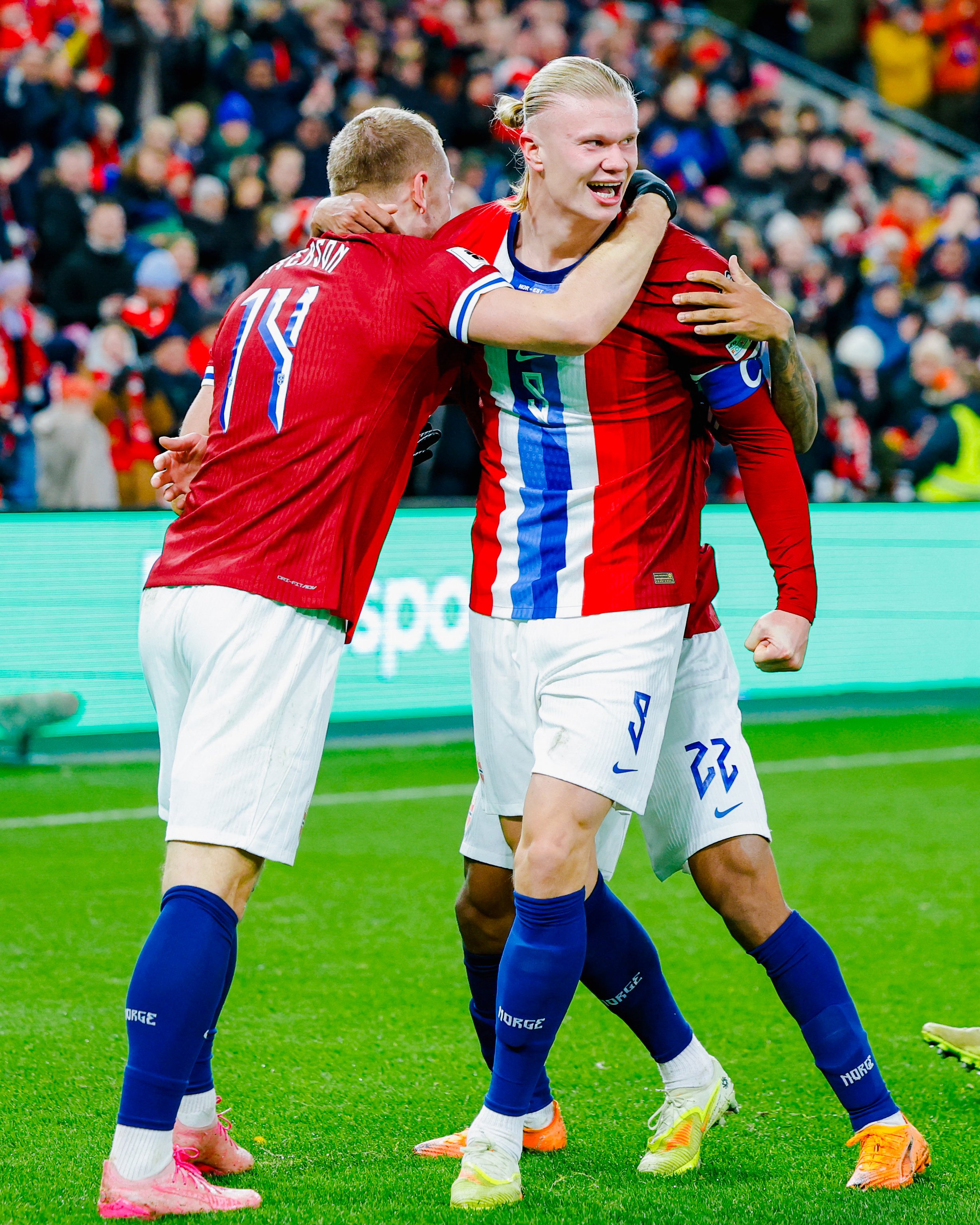 Haaland và các đồng đội đã gần với vé trực tiếp tới World Cup