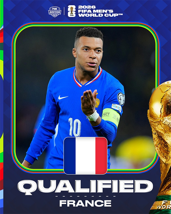Mbappe góp phần giúp Pháp giành vé sớm đến World Cup 2026