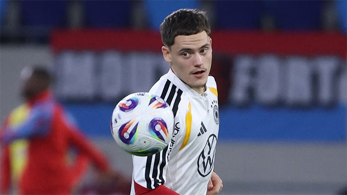 Florian Wirtz tiếp tục mờ nhạt khi trở về khoác áo ĐT Đức