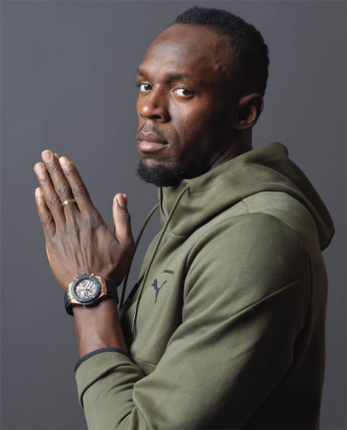 "Tia chớp" sở hữu chiếc đồng hồ trị giá 42.000 USD.