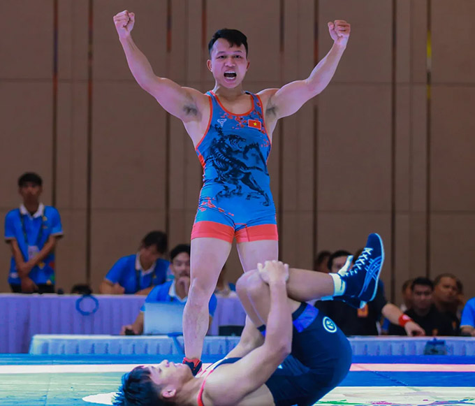 Vật quyết tâm đạt đúng chỉ tiêu huy chương vàng - Ảnh: Kinh tế Đô thị