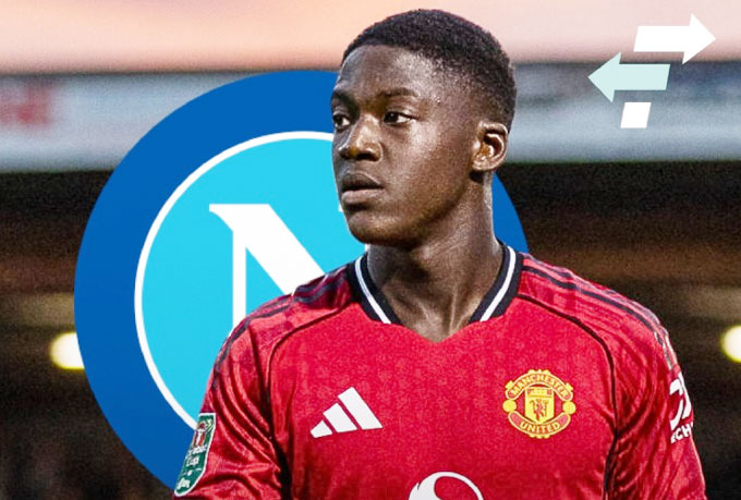 Napoli đặt cả mùa giải lên vai Kobbie Mainoo