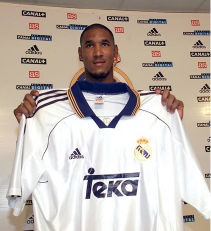 Anelka trong ngày ra mắt Real Madrid