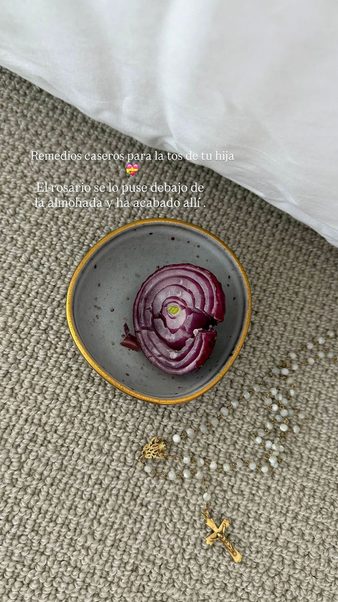 Georgina Rodriguez chia sẻ bài thuốc chữa ho cho con gái