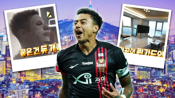 Jesse Lingard chia sẻ cuộc sống sang chảnh tại Hàn Quốc