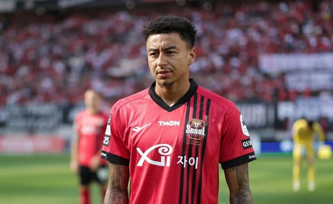 Jesse Lingard trong màu áo FC Seoul