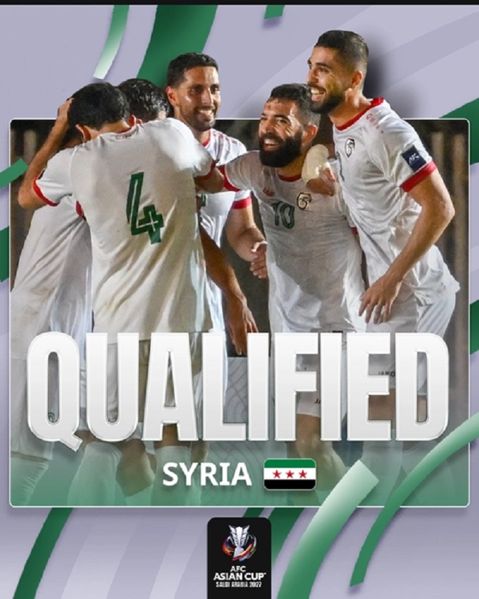 Syria là đội duy nhất giành vé từ vòng loại thứ ba 