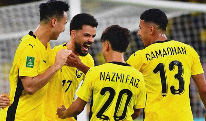 Malaysia duy trì mạch toàn thắng 5 trận ở vòng loại Asian Cup 2027