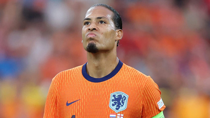 Van Dijk trong màu áo ĐT Hà Lan 