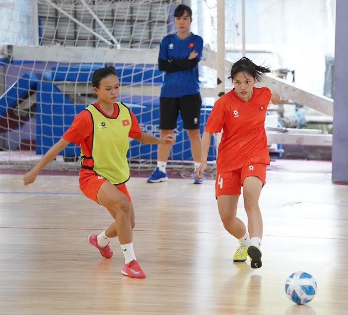 Mục tiêu của ĐT futsal nữ Việt Nam là đổi màu huy chương