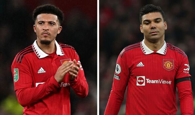 Những cầu thủ nhận lương cao như Sancho và Casemiro sẽ bị đẩy đi