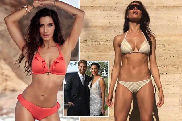  Ramos và cô vợ Pilar Rubio