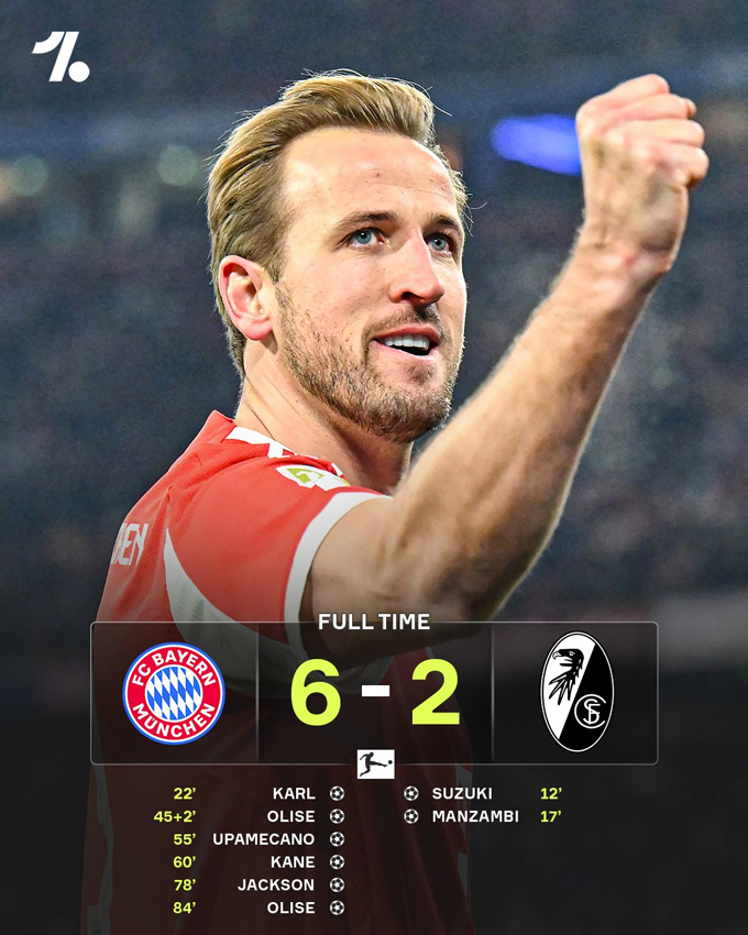 Bayern ngược dòng hủy diệt Freiburg