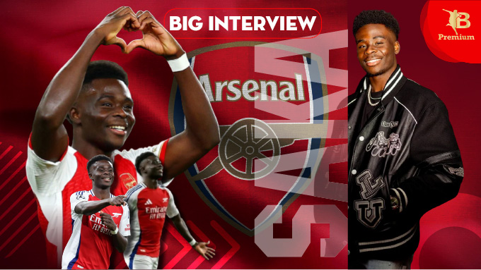 Bukayo Saka vừa có buổi phỏng vấn rất ấn tượng trên BBC về Arsenal và ĐT Anh cũng như tham vọng vô địch Premier League và World Cup