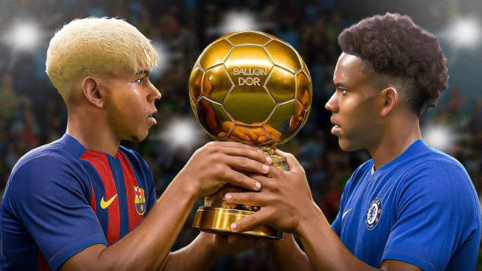 Estevao và Yamal có thể sẽ cạnh tranh QBV trong tương lai