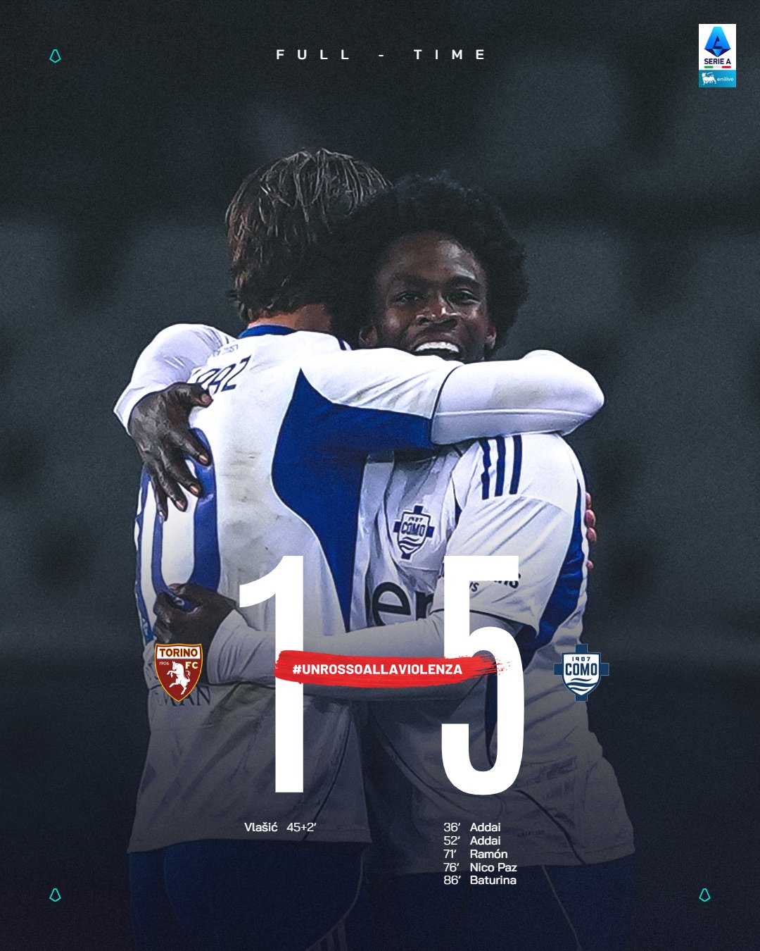 Como xuất sắc hạ Torino