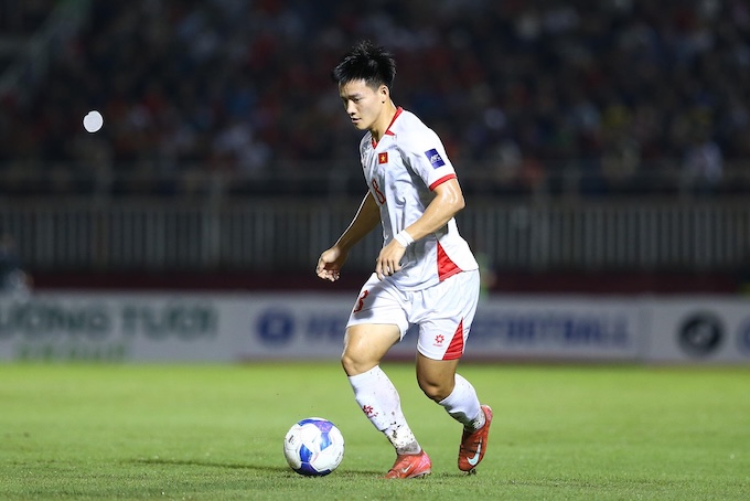 Thanh Nhàn lúc thi đấu trong màu áo ĐTQG - Ảnh: Anh Khoa 