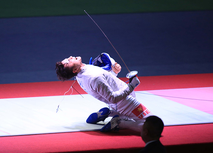 Kiếm thủ nổi tiếng Vũ Thành An không dự SEA Games 33 - Ảnh: Minh Tuấn 