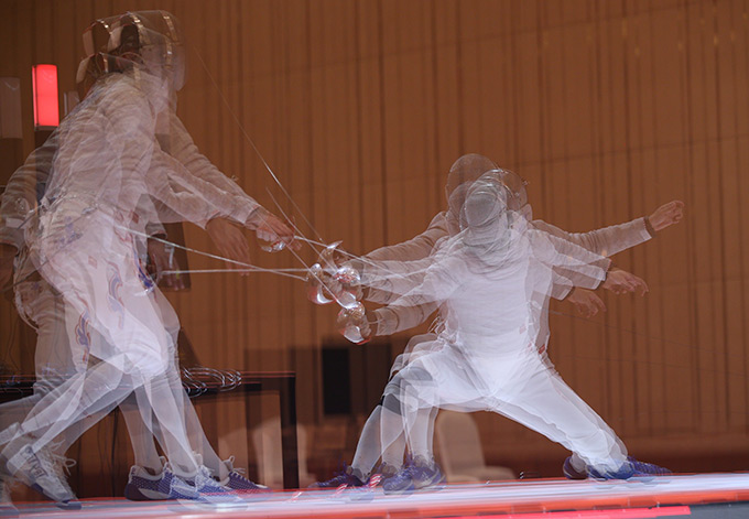 Đấu kiếm Việt Nam chuyển giao thế hệ - Ảnh: Minh Tuấn 