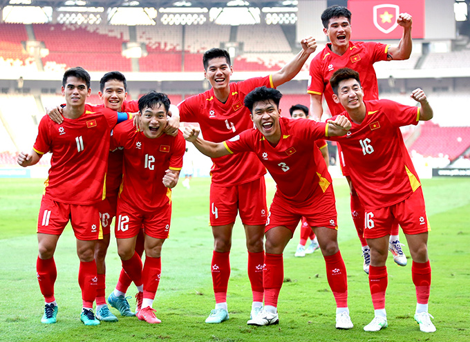 U22 Việt Nam chờ thông báo chính thức từ BTC SEA Games 33 - Ảnh: VFF