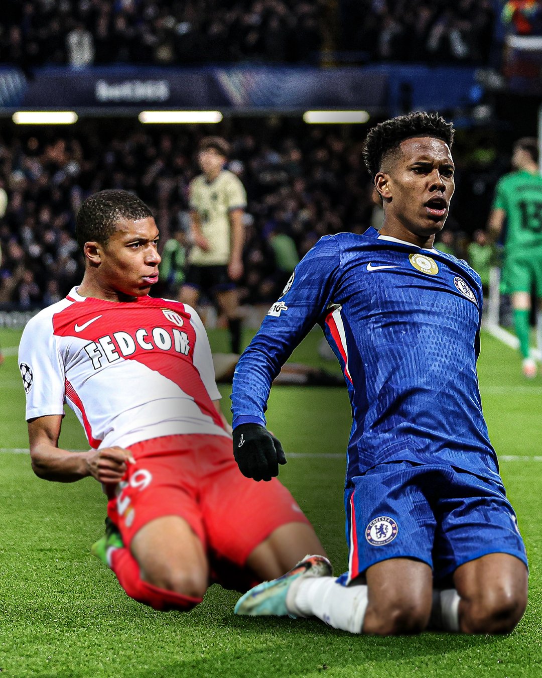 Estevao đi vào lịch sử Champions League sau Mbappe