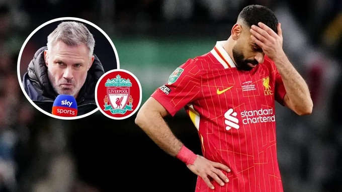 Cựu danh thủ Jamie Carragher của Liverpool gọi Mohamed Salah là "rùa rụt cổ"