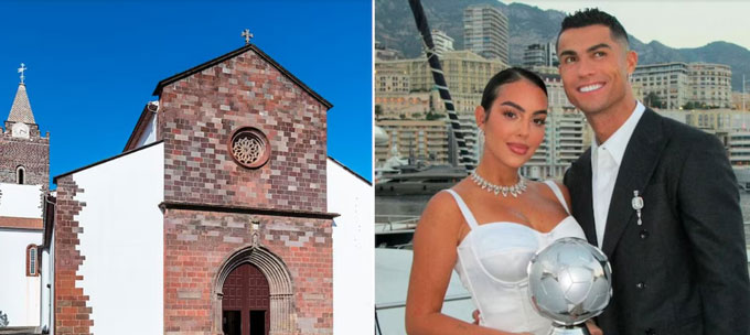 Hôn lễ của Ronaldo sẽ được cử hành tại Nhà thờ Funchal