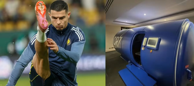 Ronaldo lắp đặt khoang phục hồi tại nhà riêng