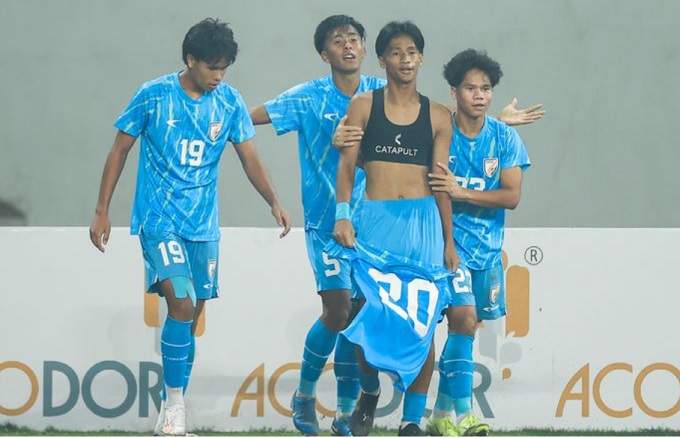 Niềm vui của U17 Ấn Độ 