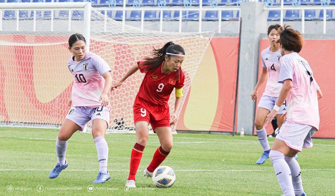 ĐT nữ Việt Nam quyết tâm giành thêm HCV SEA Games 33 - Ảnh: VFF