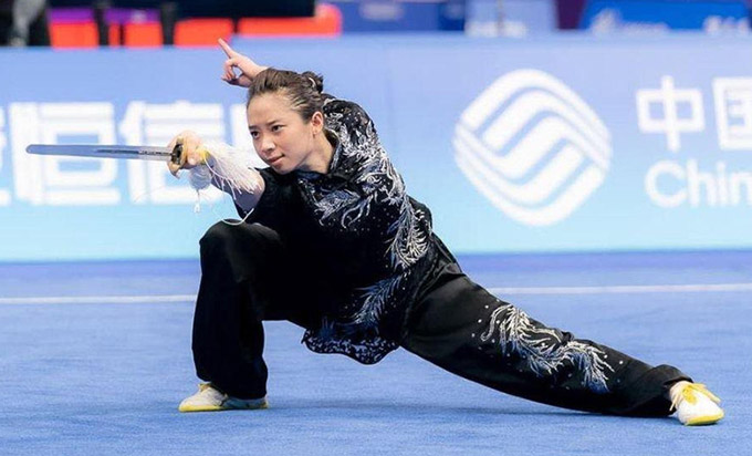 Dương Thuý Vi tự tin giành vàng - Ảnh: Nhân Dân 