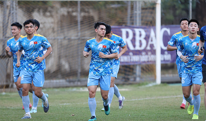 Văn Khang là một trong số ít những cầu thủ U22 Việt Nam còn sót lại ở SEA Games cách đây 2 năm - Ảnh: Đức Cường 