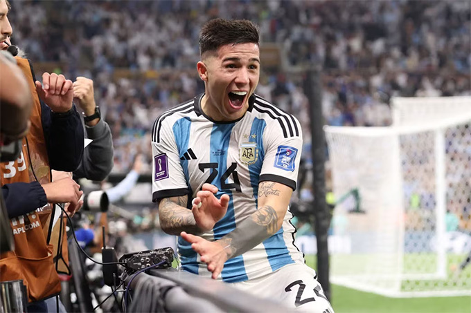 Enzo Fenandez có tham vọng kế thừa chiếc băng đội trưởng của Lionel Messi tại ĐT Argentina
