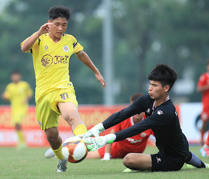 Mạnh Quân là sản phẩm triển vọng tiếp theo của lò đào tạo Hà Nội 