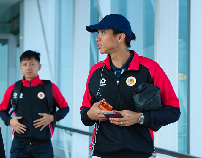 Văn Hậu được kỳ vọng sẽ tái xuất sân cỏ sau 25 tháng vắng bóng - Ảnh: CLB Công an Hà Nội