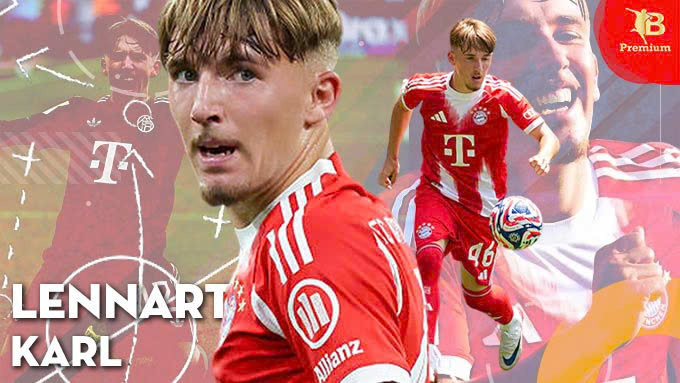 "Thần đồng" Lennart Karl của Bayern Munich được ví là Lionel Messi mới