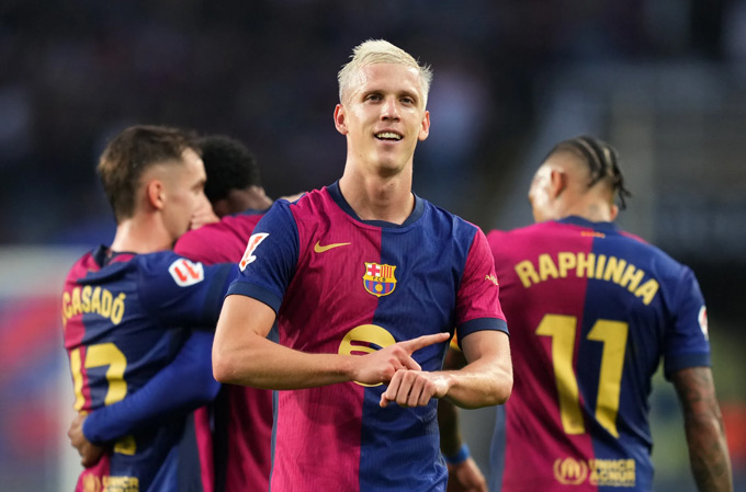 Olmo đang có phong độ cao tại Barca