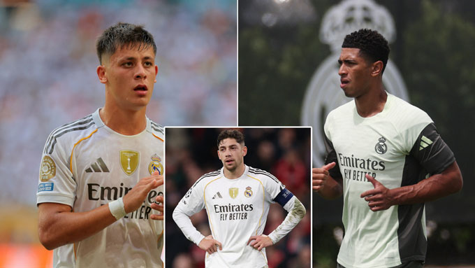 Sự sa sút của các ngôi sao như Guler, Valverde và Bellingham được cho là nguyên nhân chính khiến thành tích của Real tụt dốc