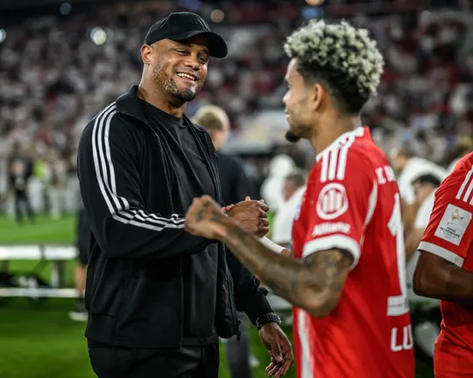 Kompany đang có những thành công tại Bayern