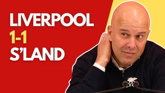 Liverpool của Slot vừa may mắn hoà Sunderland ngay trên sân nhà