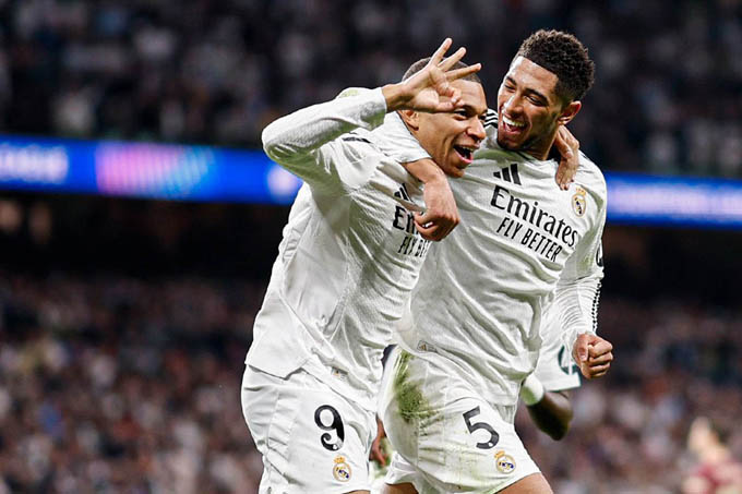 Mbappe nổi bật trong chiến thắng của Real trước Bilbao