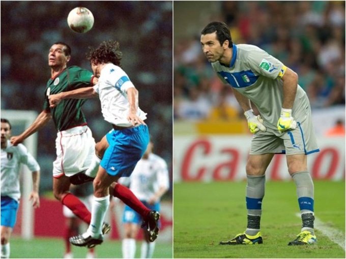Borgetti nổi tiếng với bàn thắng bằng đầu vào lưới của ĐT Italia tại World Cup 2002