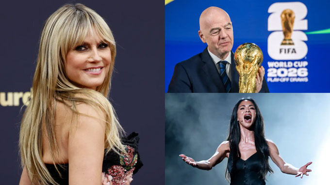 Heidi Klum làm MC lễ bốc thăm World Cup 2026