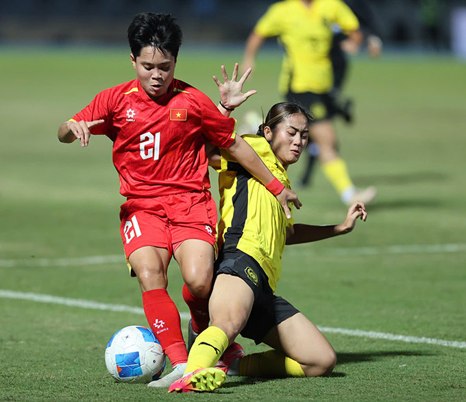 ĐT nữ Việt Nam ở đẳng cấp cao hơn Malaysia - Ảnh: Đức Cường
