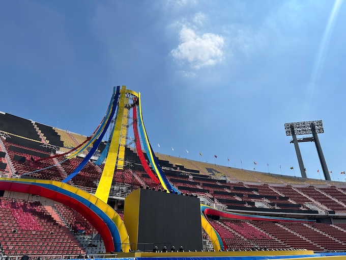 Đài lửa SEA Games 33. Ảnh: Đức Cường 