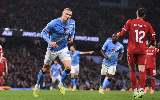 Haaland chạm bóng rất ít tại Man City song hiệu quả cao